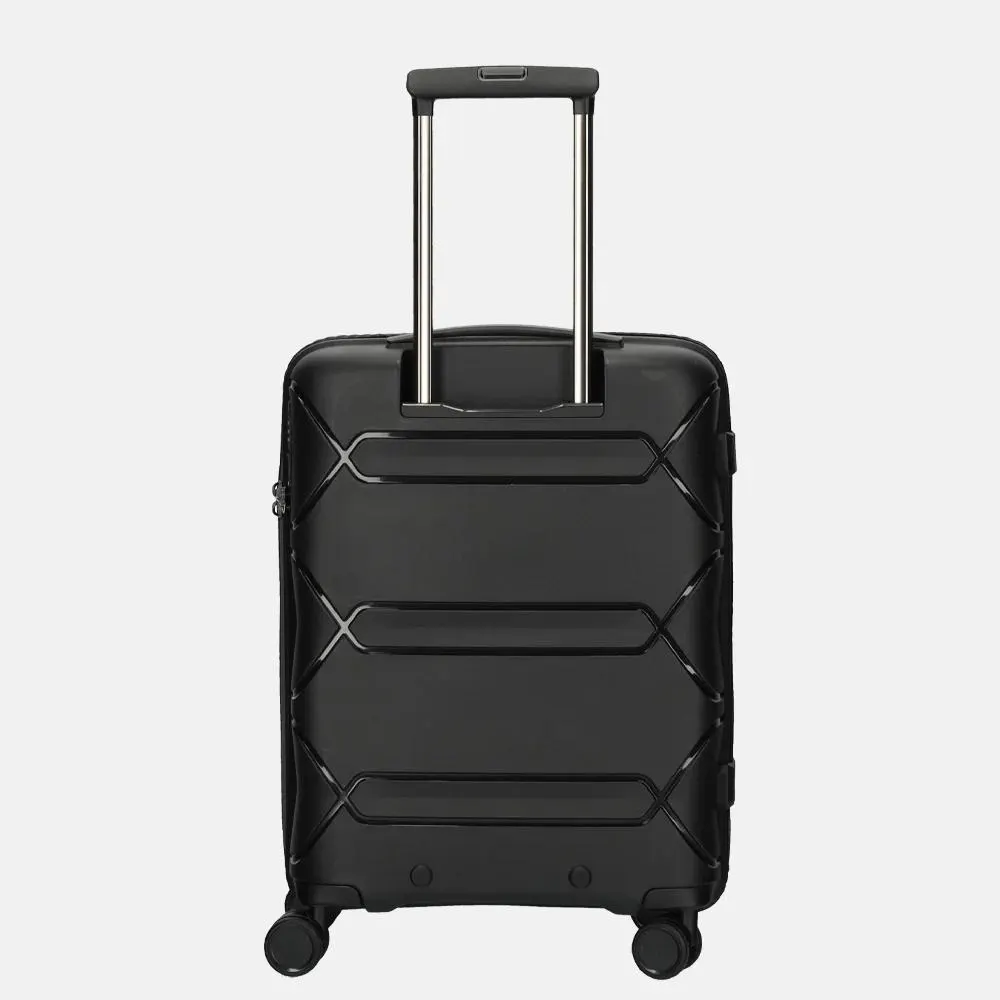 Enrico Benetti Kingston handbagage koffer 55 cm zwart