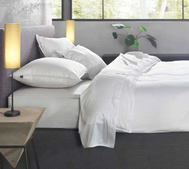 Zo!Home Satinado Dekbedovertrek White