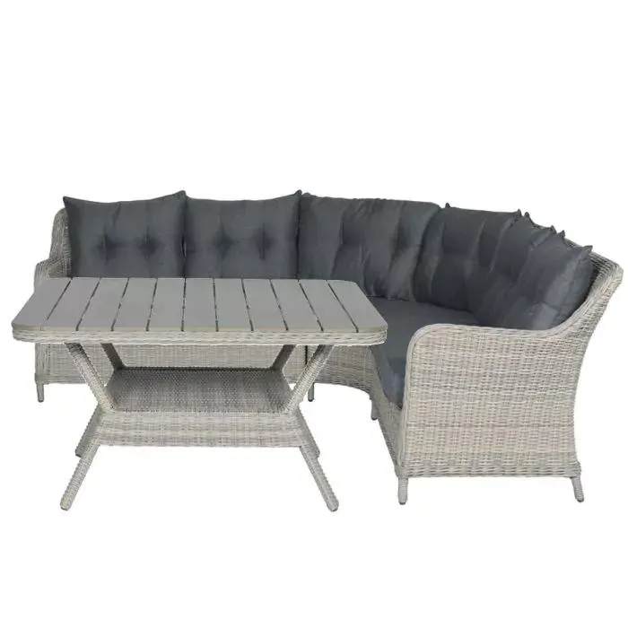 Nova lounge dining set 4-delig - vintage willow