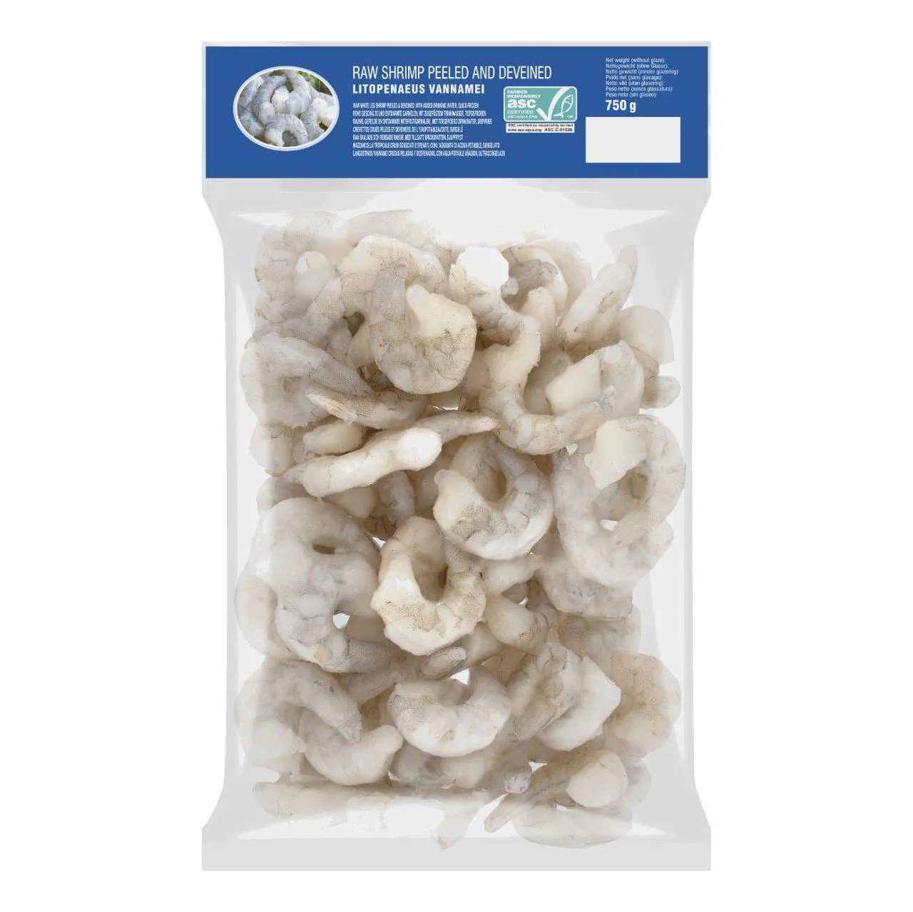 Vannamei gepeld 31/40 ASC