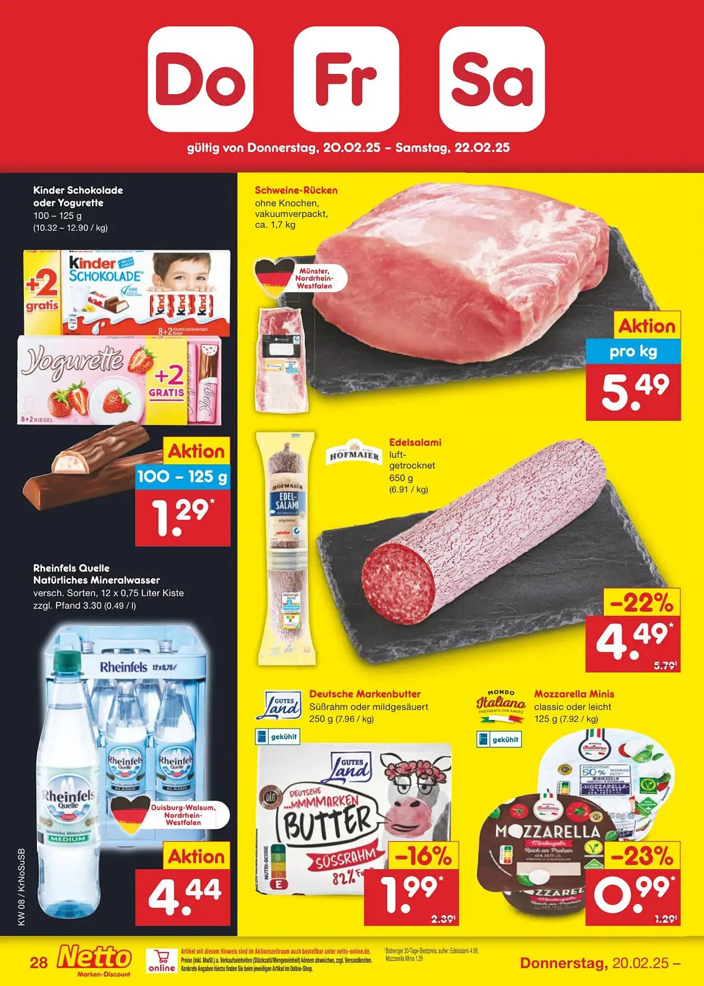 Netto Marken-Discount DE folder van 17 februari tot 22 februari 2025 - Folder pagina 48