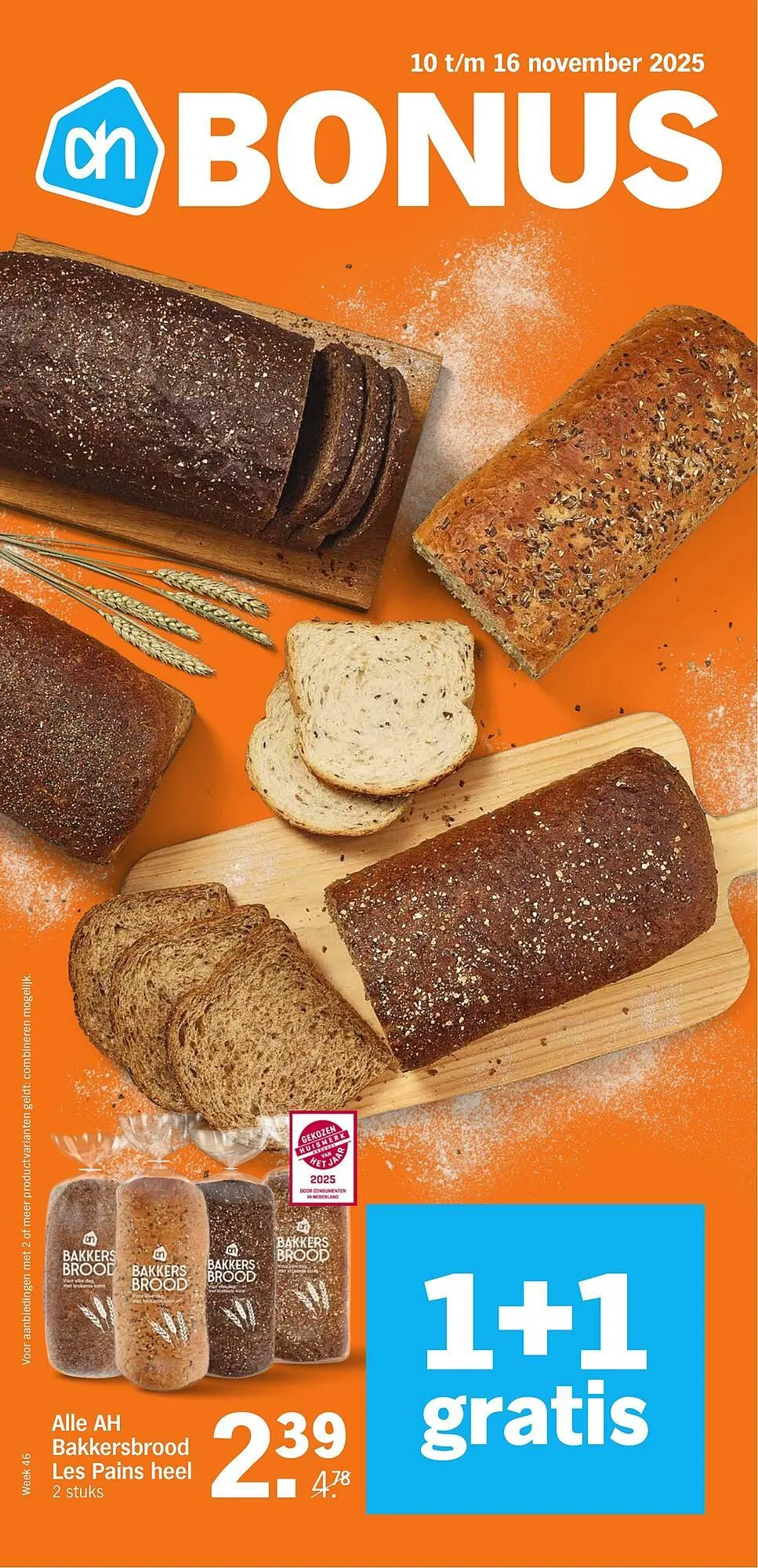 Albert Heijn folder van 10 november tot 16 november 2025 - Folder pagina 1