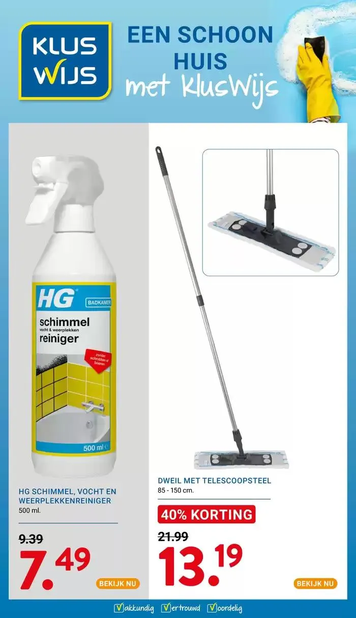 Kluswijs folder van 7 januari tot 14 januari 2025 - Folder pagina 1