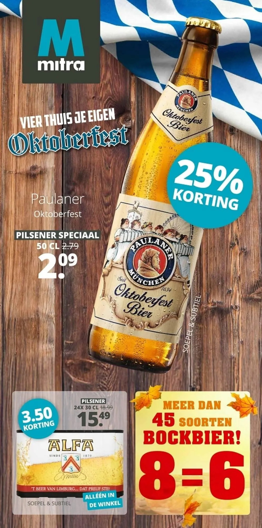 Mitra folder van 28 september tot 5 oktober 2025 - Folder pagina 1