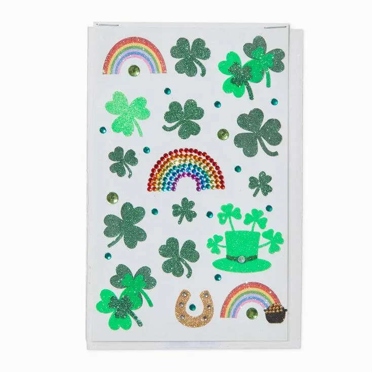 St. Patrick's Day Lucky Icons Body Stickers