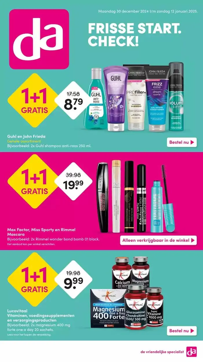 Folder DA van 7 januari tot 14 januari 2025 - Folder pagina 1
