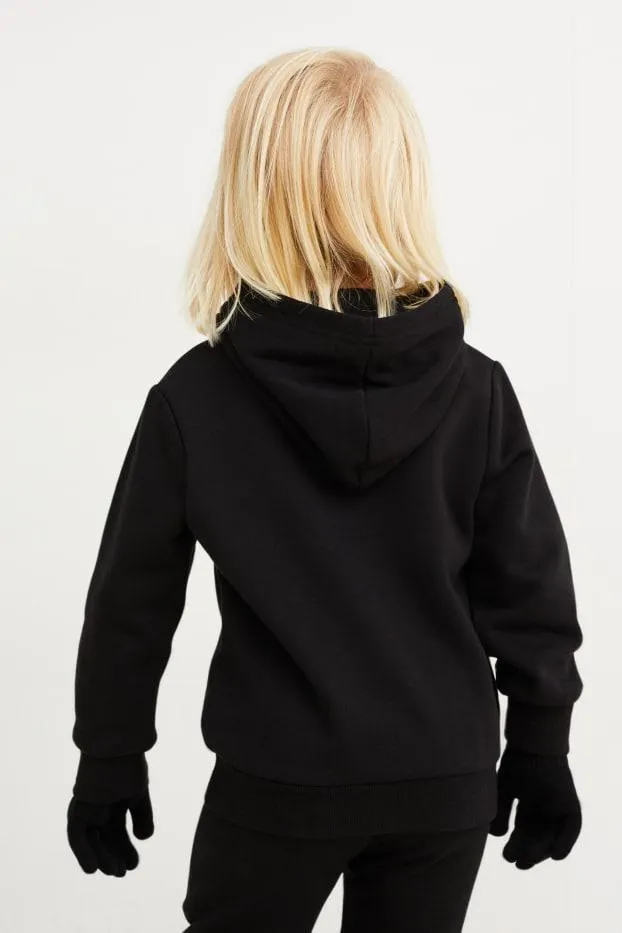 Set - Halloween-hoodie en -handschoenen - Glow in the dark
