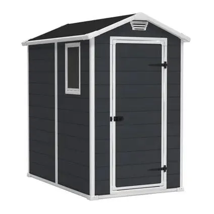Keter tuinhuis Breteuil 46S antraciet/wit 2,2m²