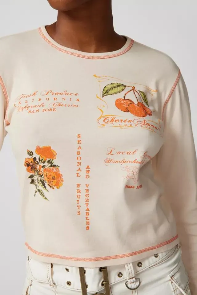 Cherie Amour Long Sleeve Baby Tee
