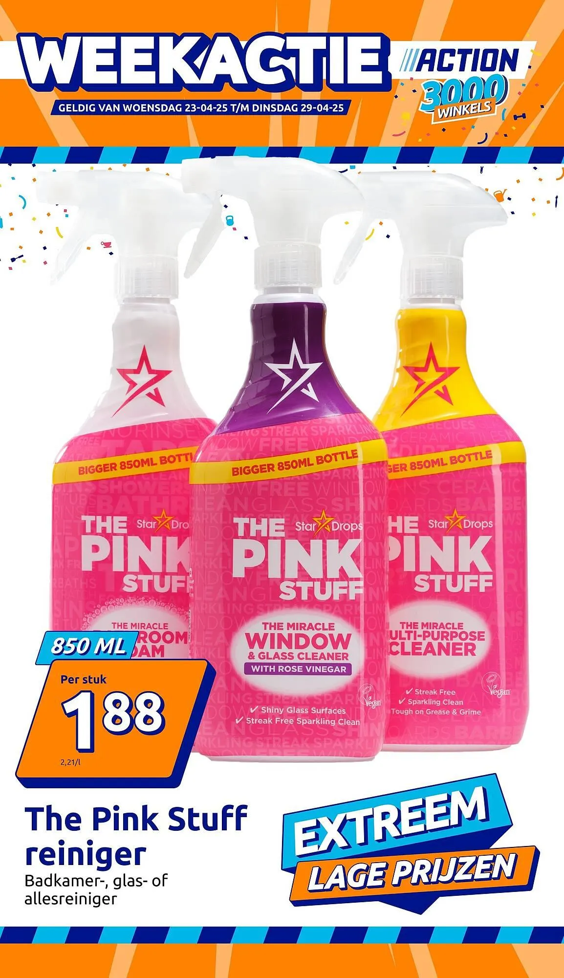 Action folder van 23 april tot 29 april 2025 - Folder pagina 1