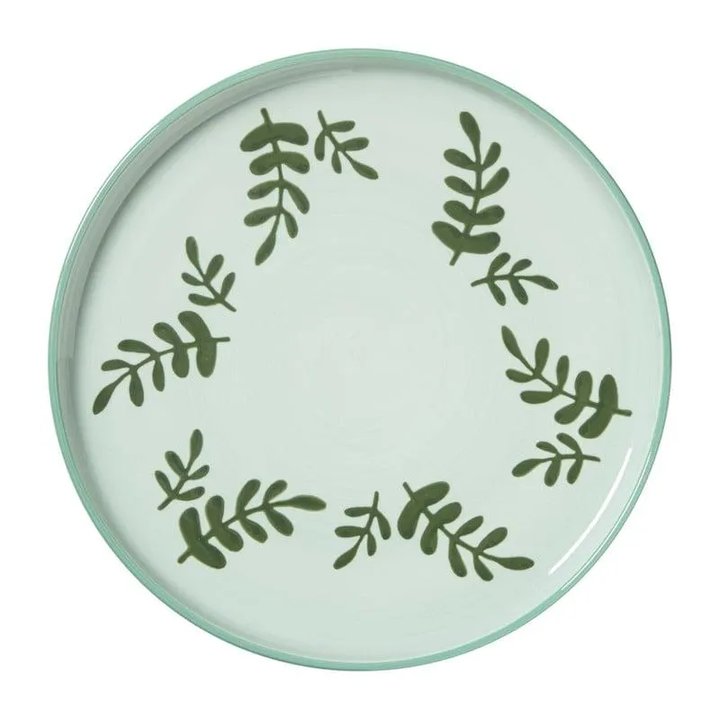 Dinerbord jolie - groen -ø25.5x2.3 cm