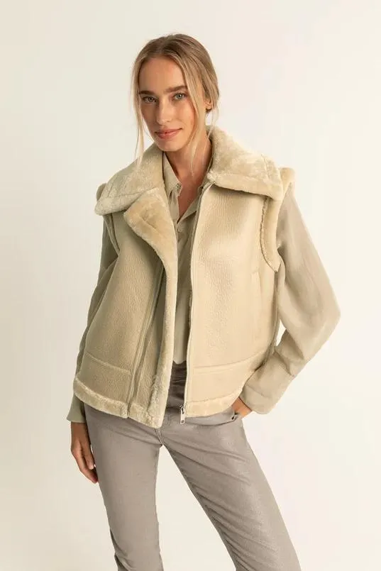 Mouwloos pilotenjack