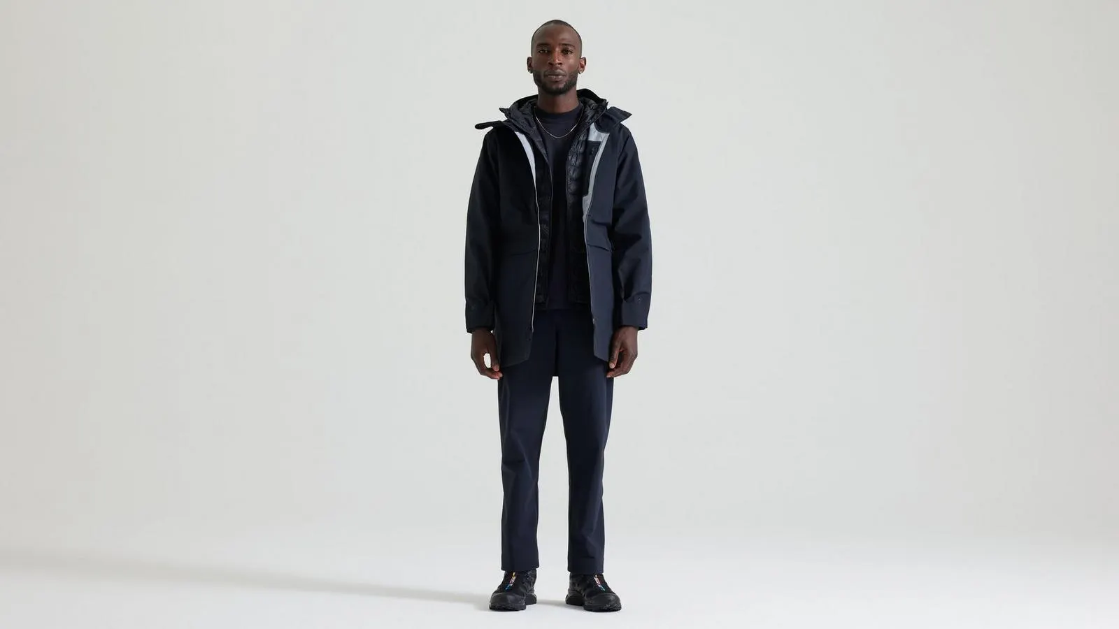 3-Layer Hooded Shell Parka