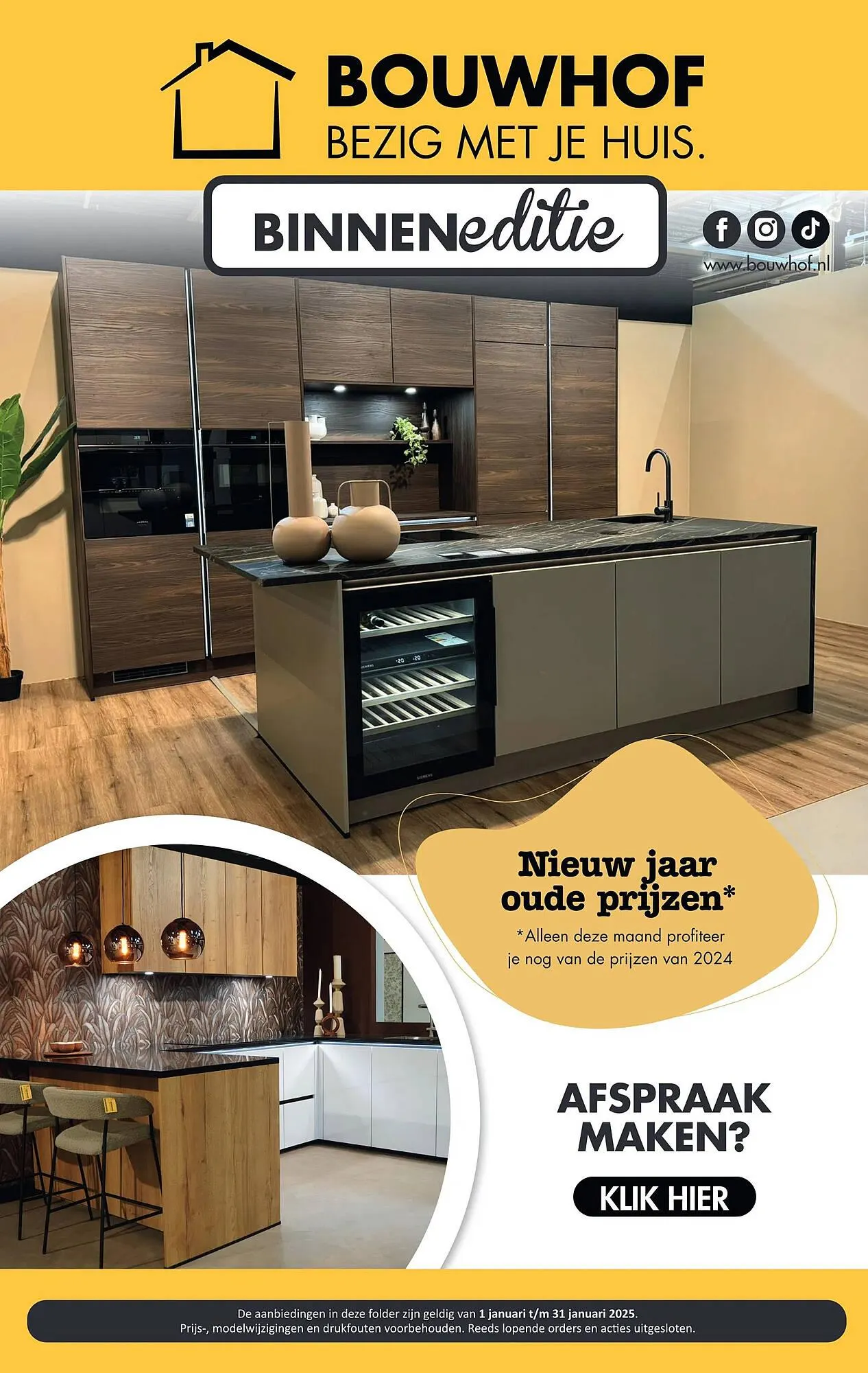 Bouwhof folder van 1 januari tot 31 januari 2025 - Folder pagina 1