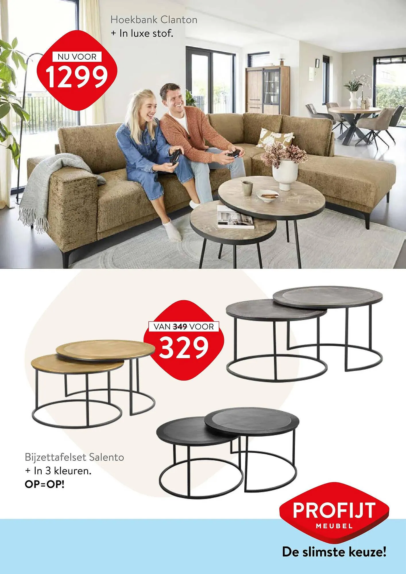 Profijt Meubel folder van 26 november tot 2 december 2023 - Folder pagina 1