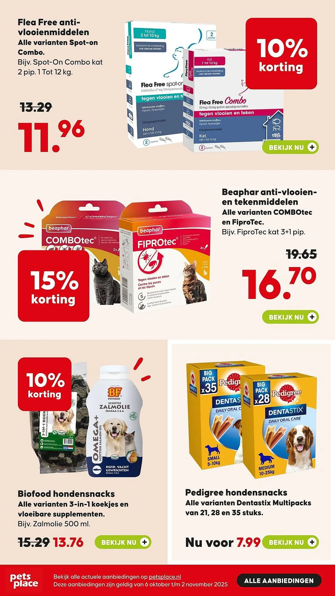 Pets Place folder van 19 oktober tot 2 november 2025 - Folder pagina 6
