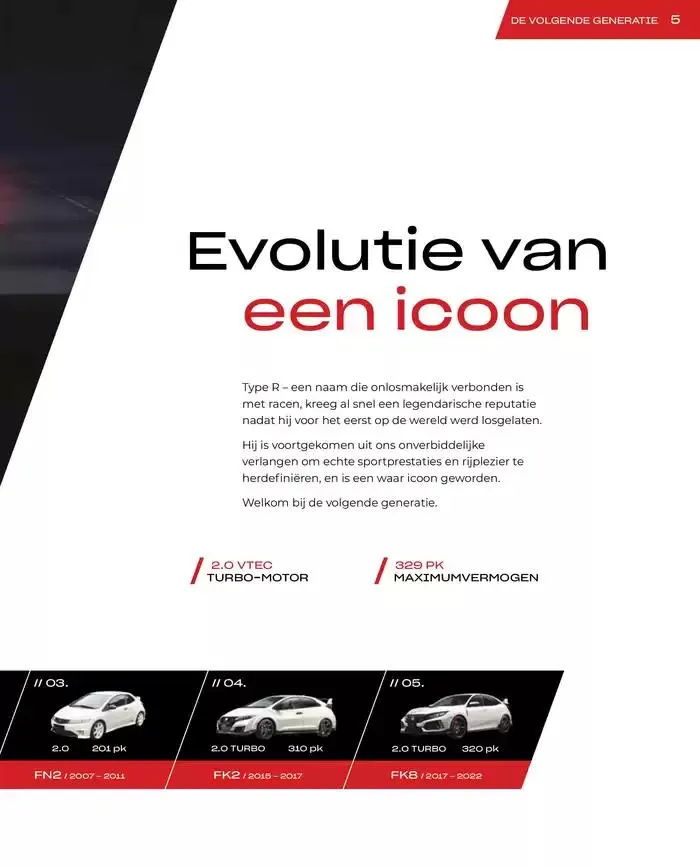 Civic Type R van 19 november tot 30 juni 2025 - Folder pagina 5