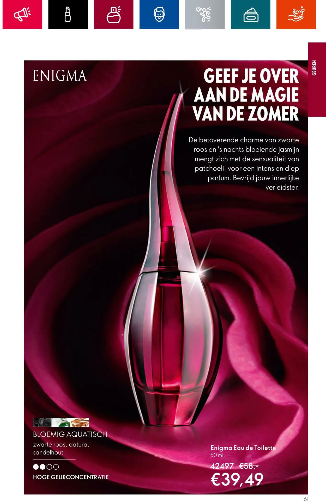 Oriflame Actuele folder van 28 juni tot 18 juli 2023 - Folder pagina 61