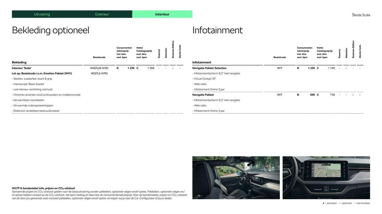 Škoda Scala prijslijst per 14 augustus 2024 van 15 augustus tot 15 augustus 2025 - Folder pagina 13