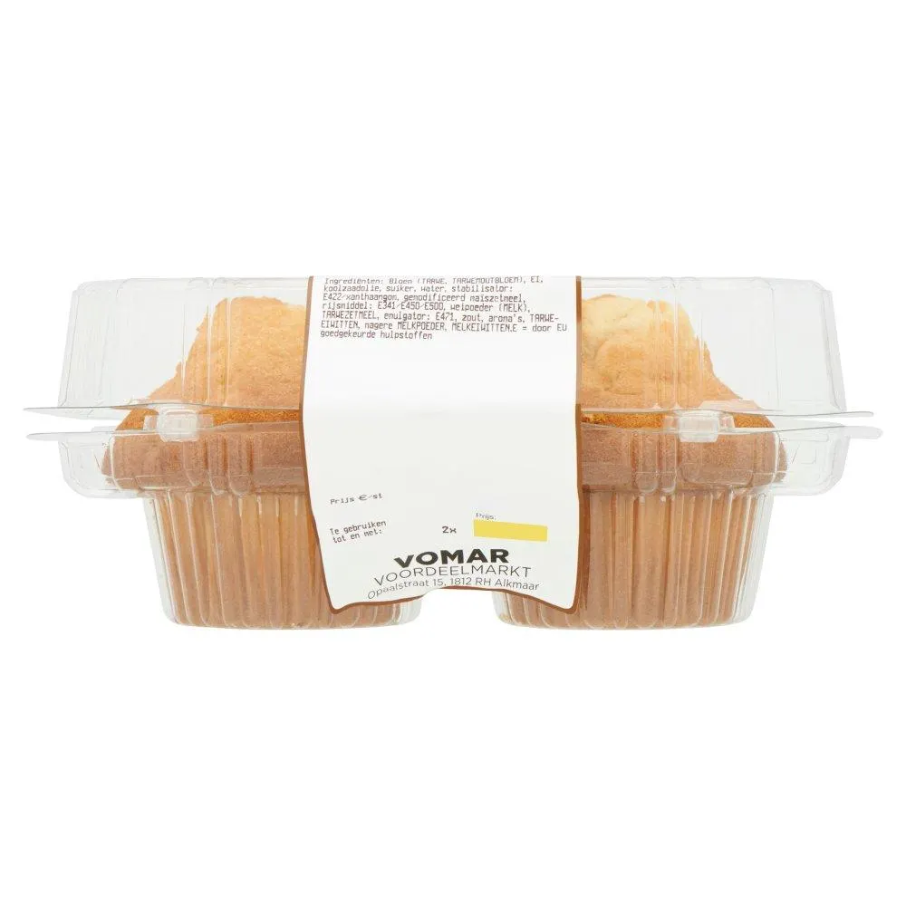 Muffin vanille x2.