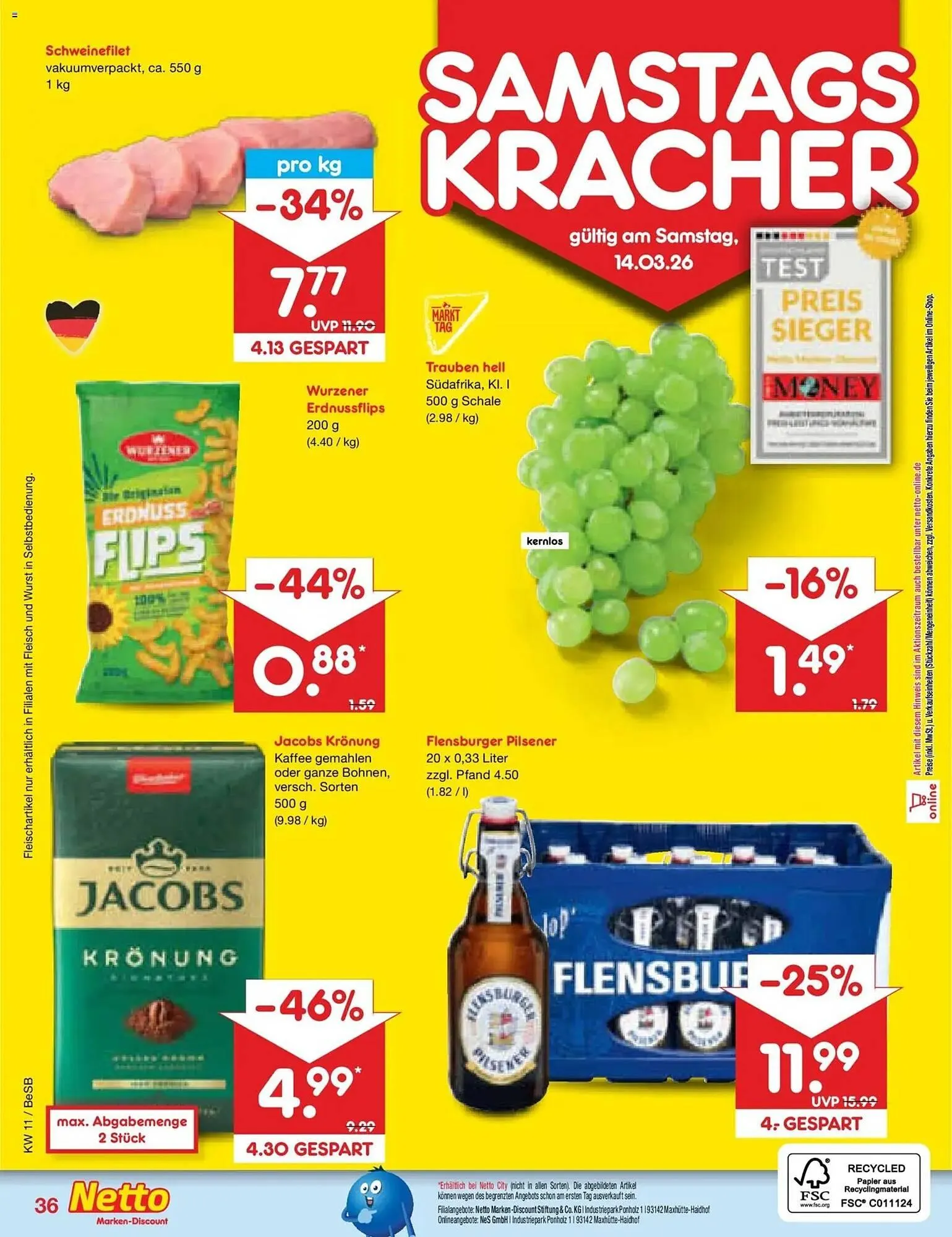 Netto Marken-Discount DE folder van 9 maart tot 14 maart 2026 - Folder pagina 56