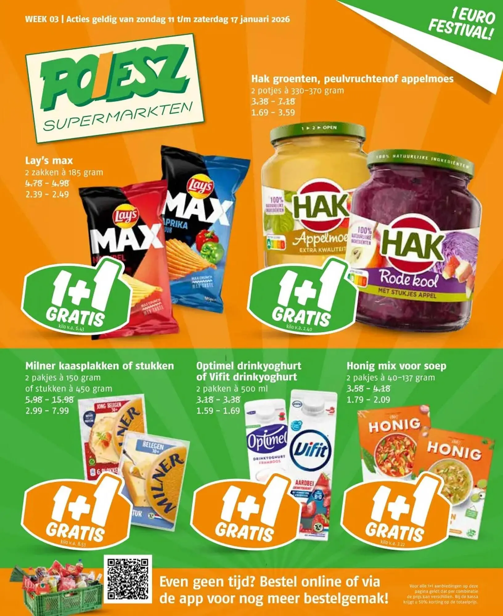 Poiesz folder van 11 januari tot 17 januari 2026 - Folder pagina 1