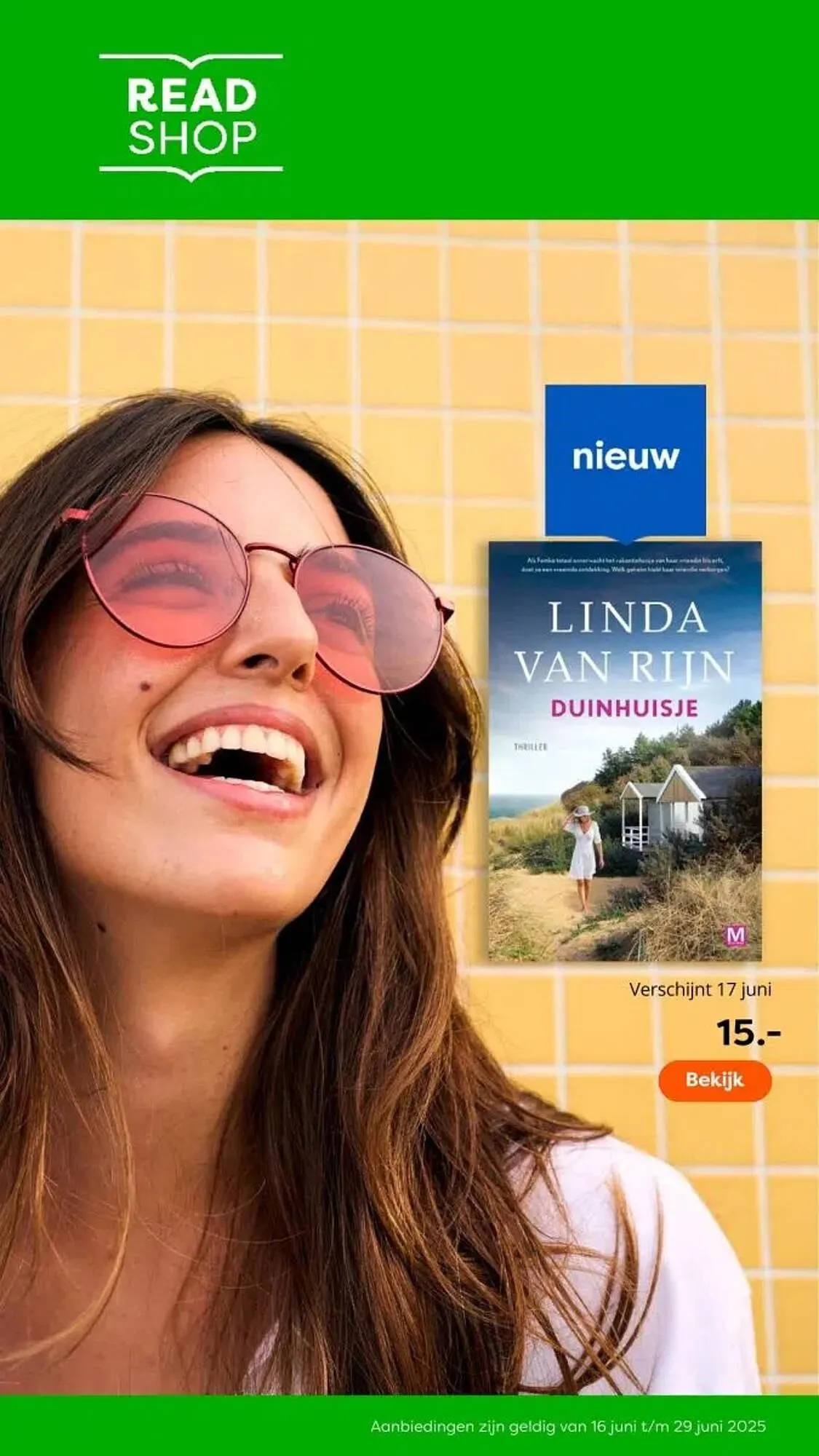 The Read Shop folder van 16 juni tot 29 juni 2025 - Folder pagina 1