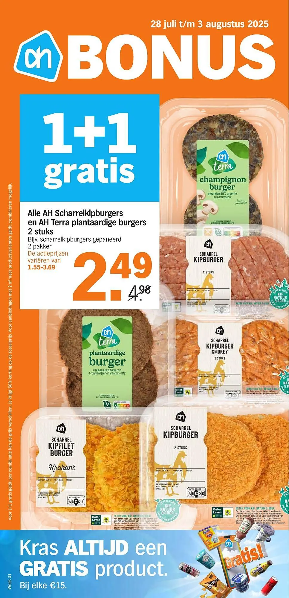 AH XL folder van 28 juli tot 3 augustus 2025 - Folder pagina 1