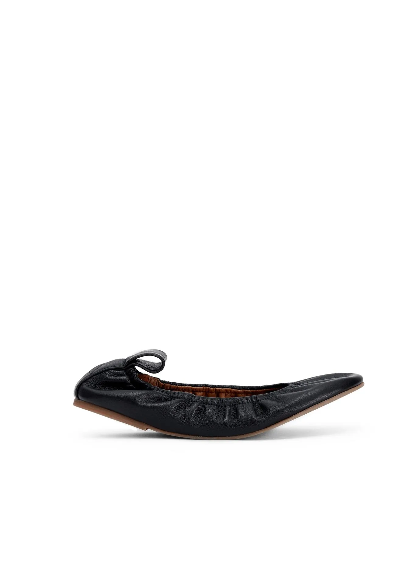 Nappa leren ballerina