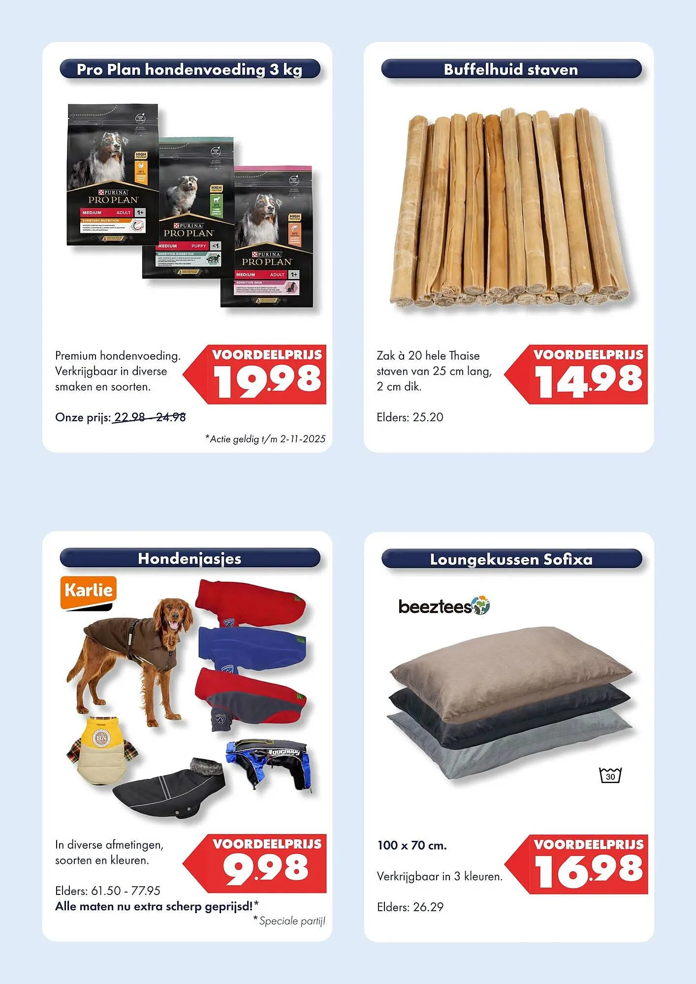 Huisdier Voordeelshop folder van 22 oktober tot 2 november 2025 - Folder pagina 3