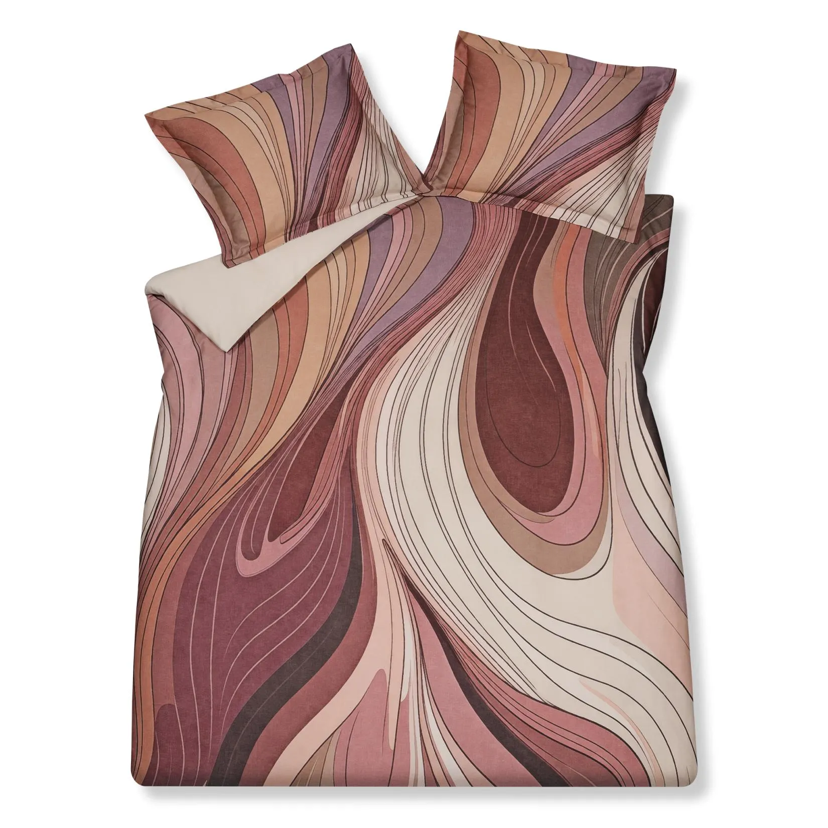 FORTUNATE dekbedovertrekset | ash rose