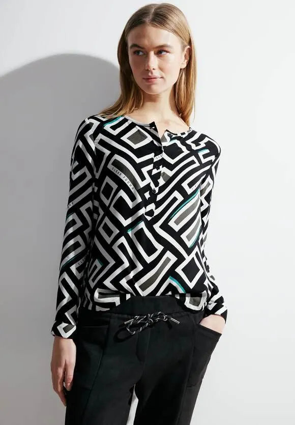 Blouse met allover print