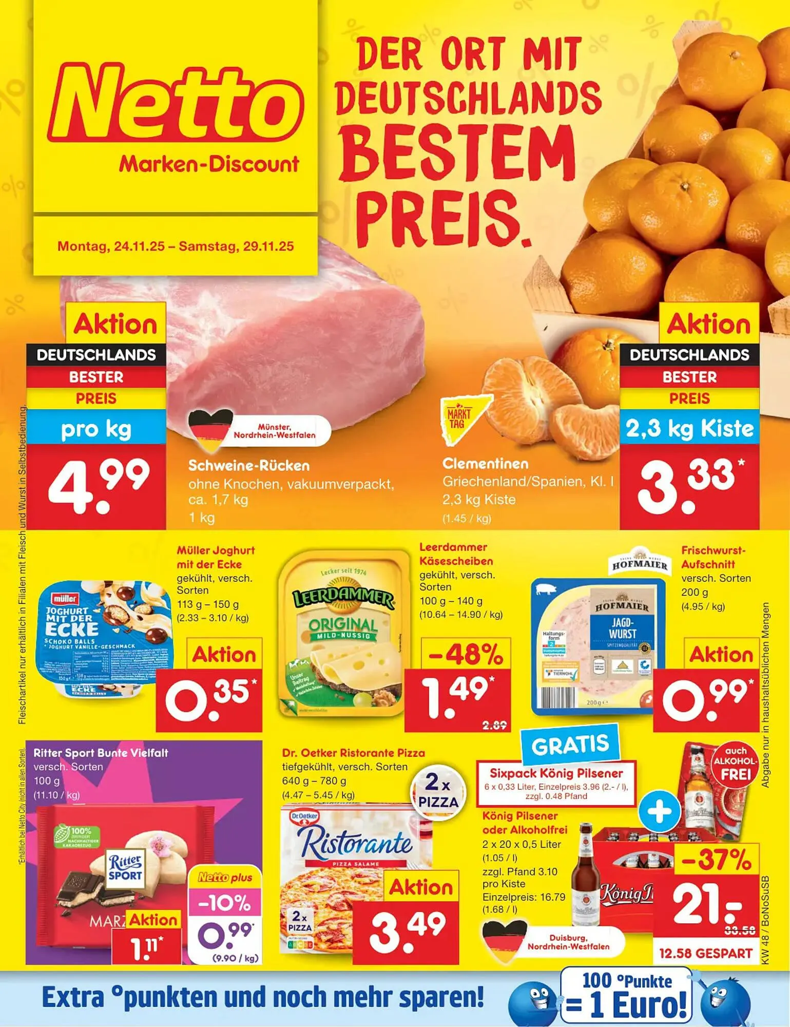 Netto Marken-Discount DE folder van 24 november tot 29 november 2025 - Folder pagina 1