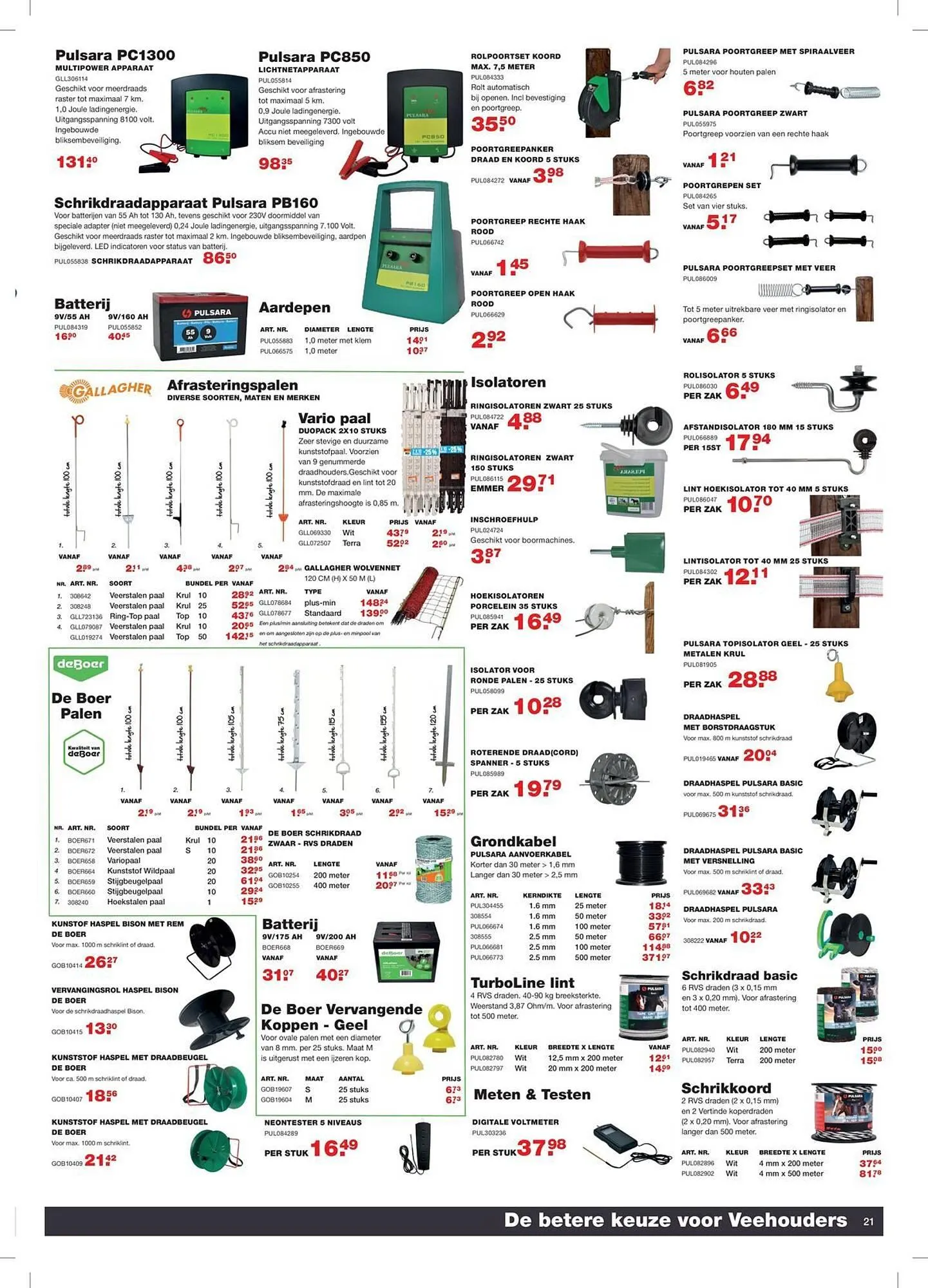 De Boer Drachten folder van 24 oktober tot 31 maart 2026 - Folder pagina 21