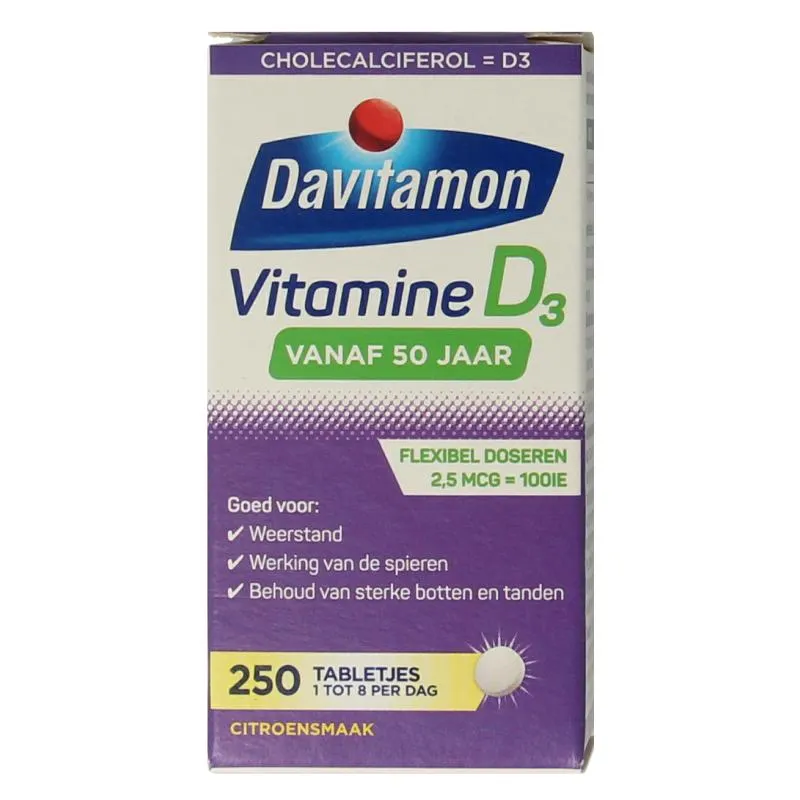 Davitamon Vitamine D 50+ 250 tabletten
