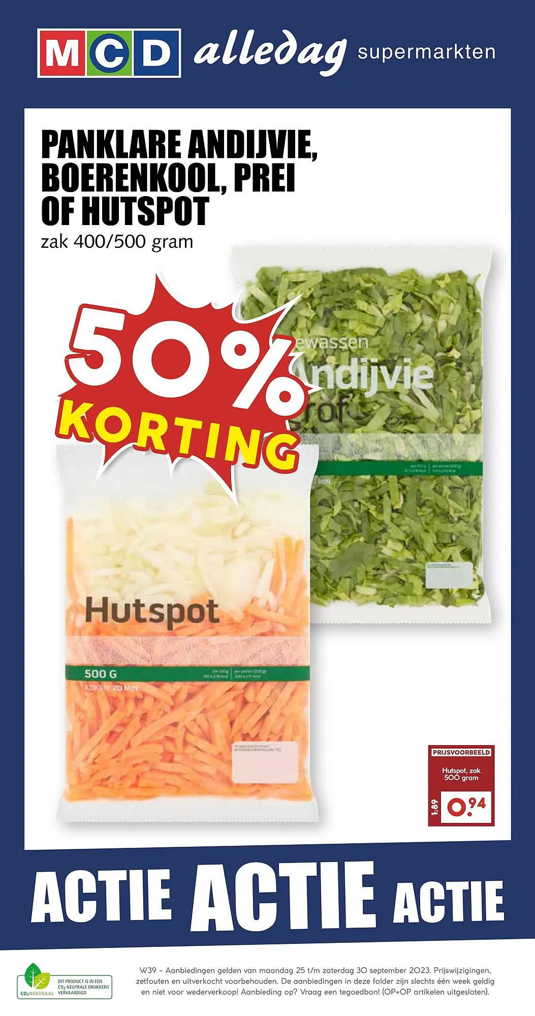 MCD Supermarkt folder van 25 september tot 30 september 2023 - Folder pagina 1