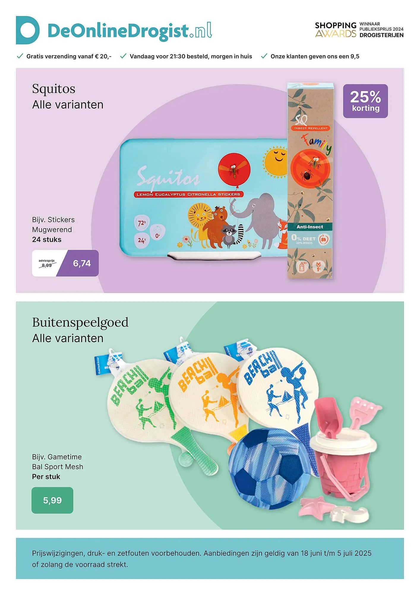 De Online Drogist folder van 18 juni tot 21 juni 2025 - Folder pagina 12