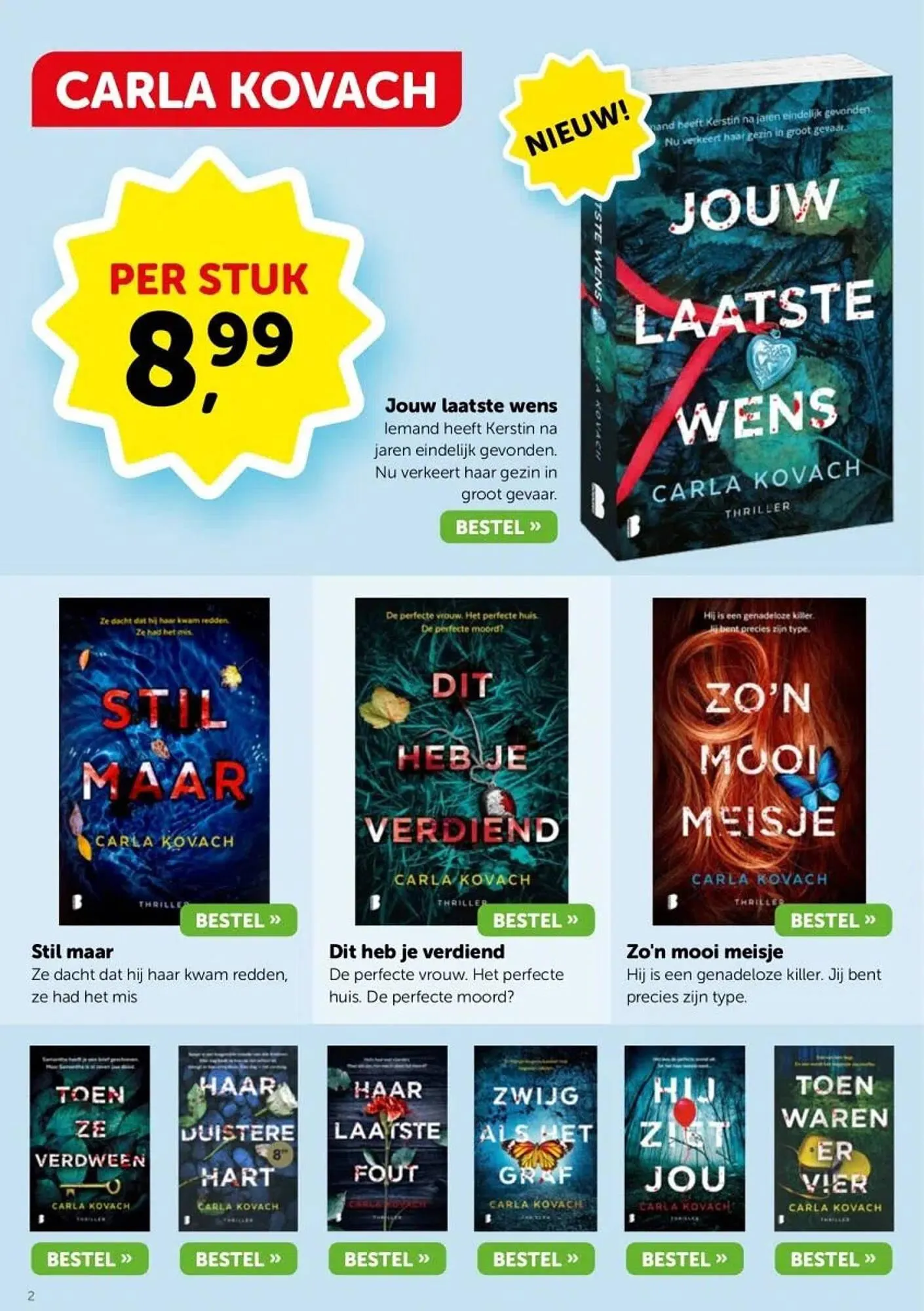 Boekenvoordeel folder van 22 maart tot 30 maart 2025 - Folder pagina 2