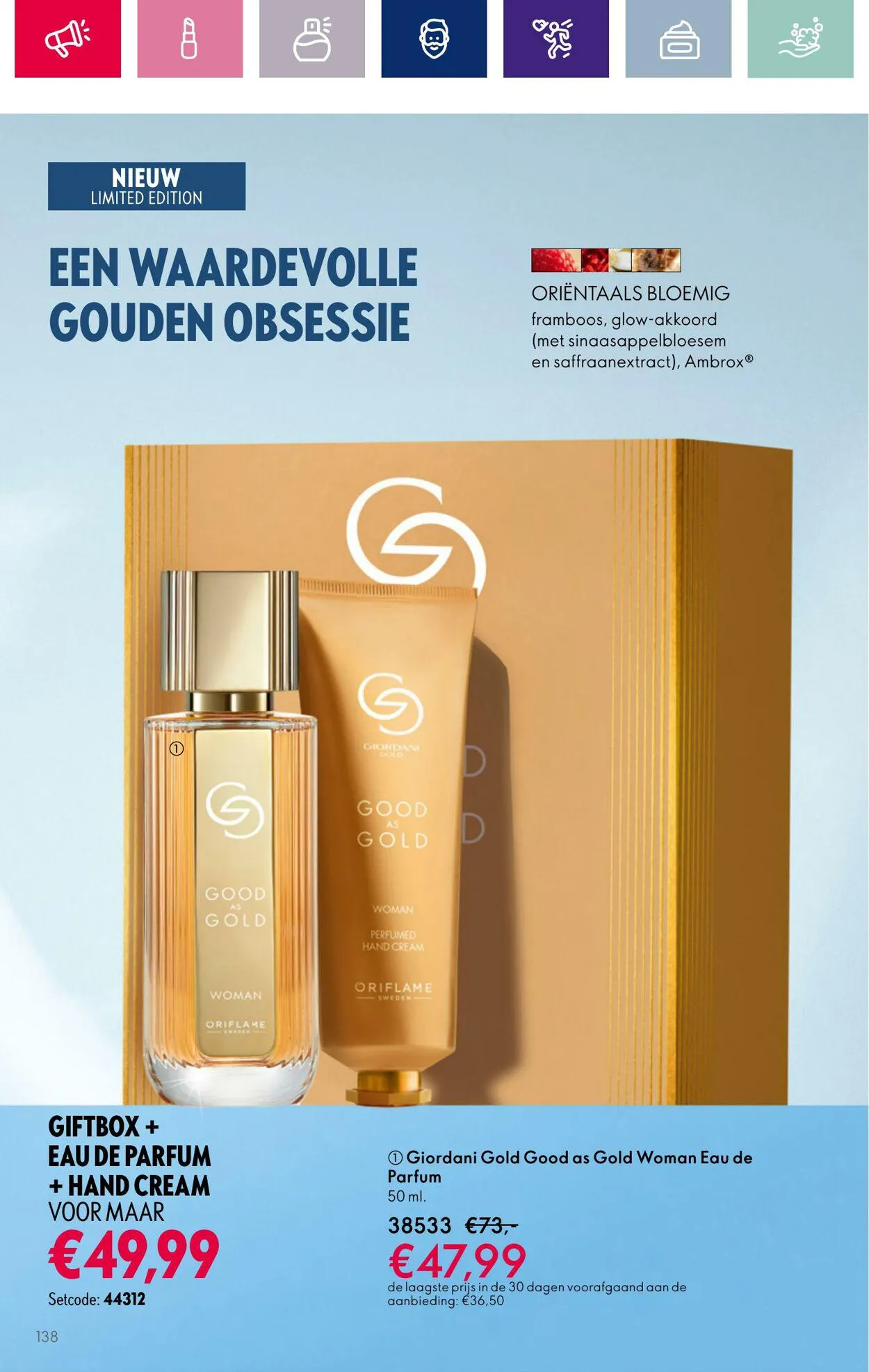 Oriflame Actuele folder van 29 november tot 19 december 2023 - Folder pagina 138