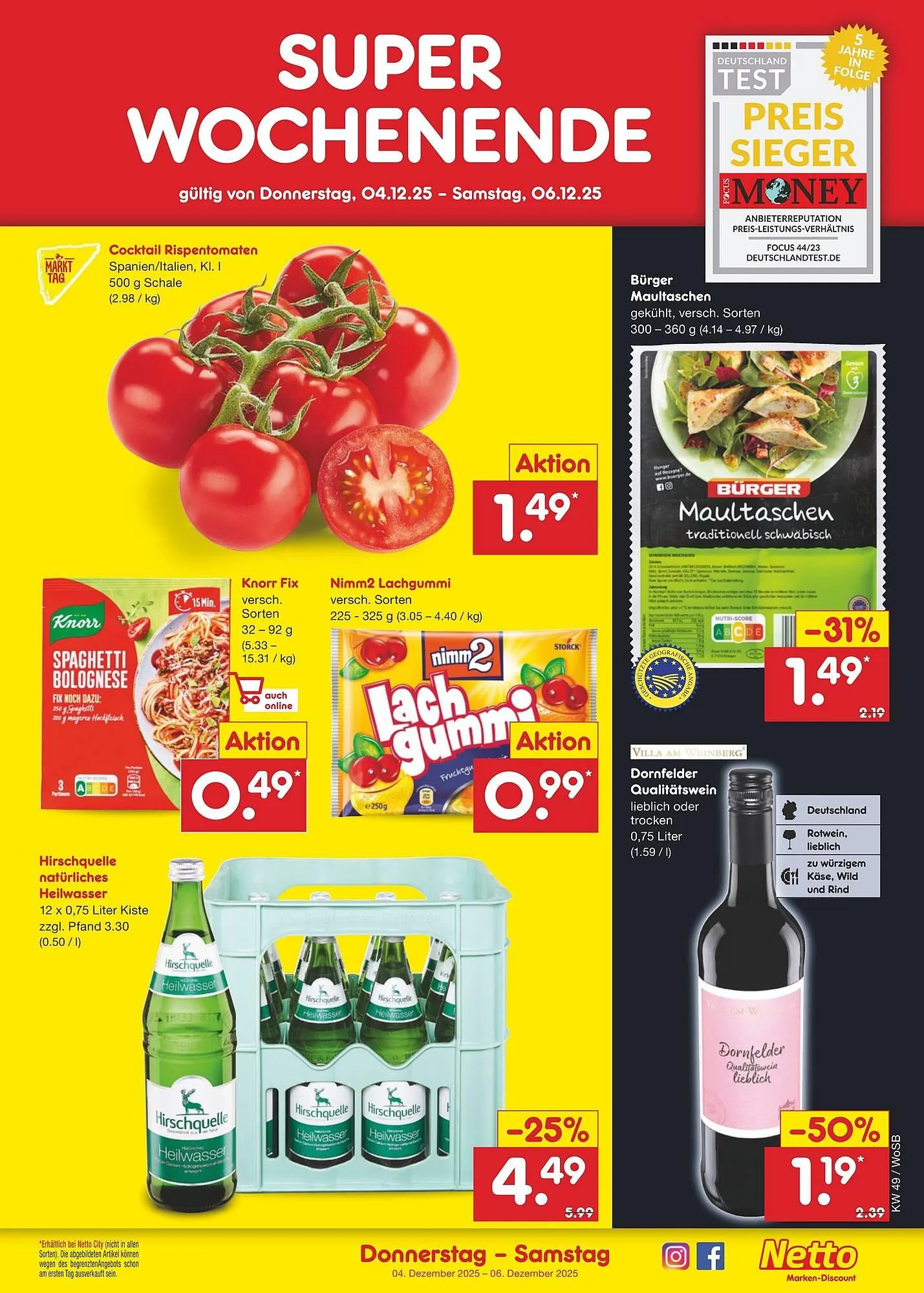 Netto Marken-Discount DE folder van 1 december tot 6 december 2025 - Folder pagina 39