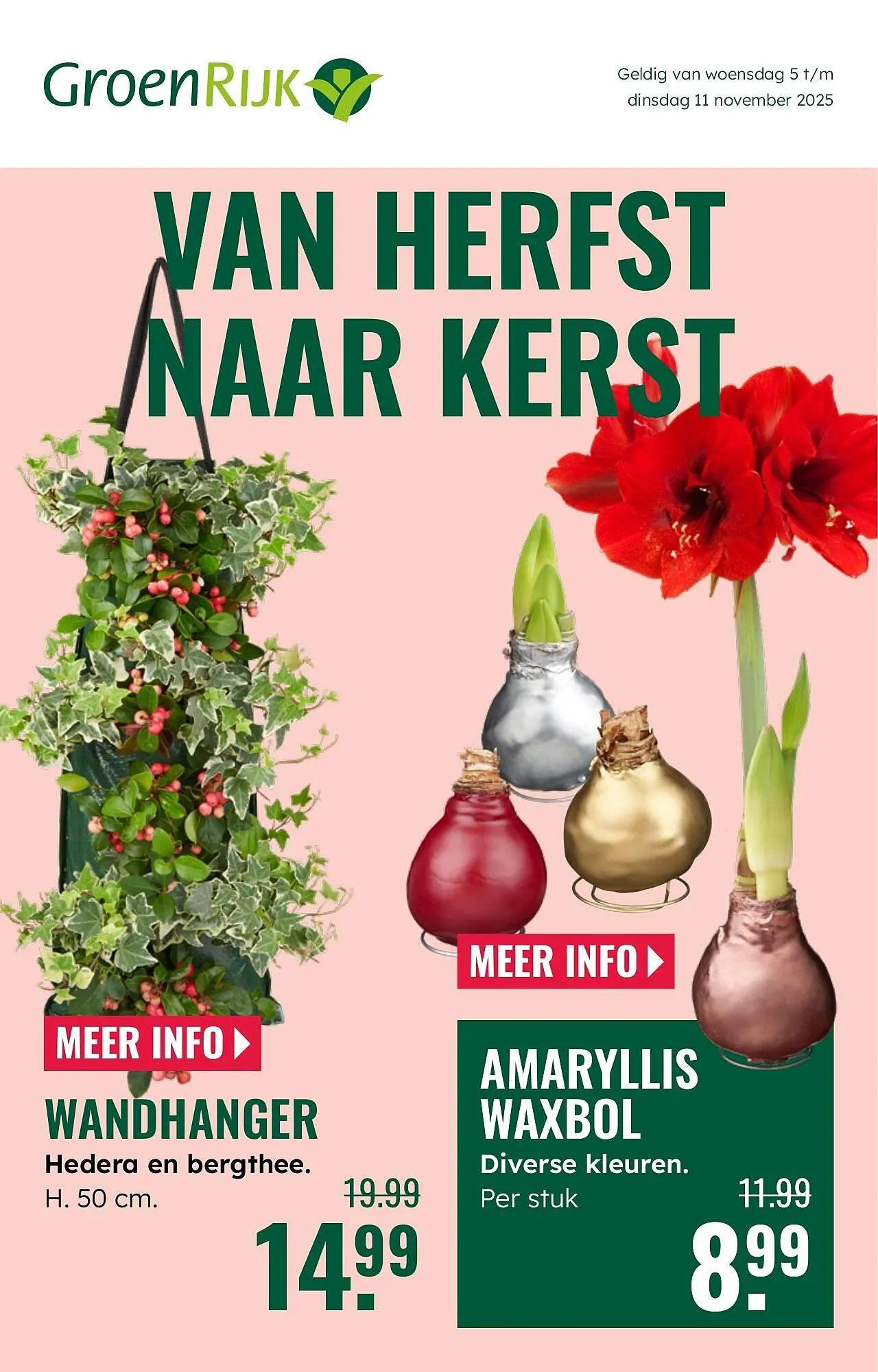 GroenRijk folder van 5 november tot 11 november 2025 - Folder pagina 1