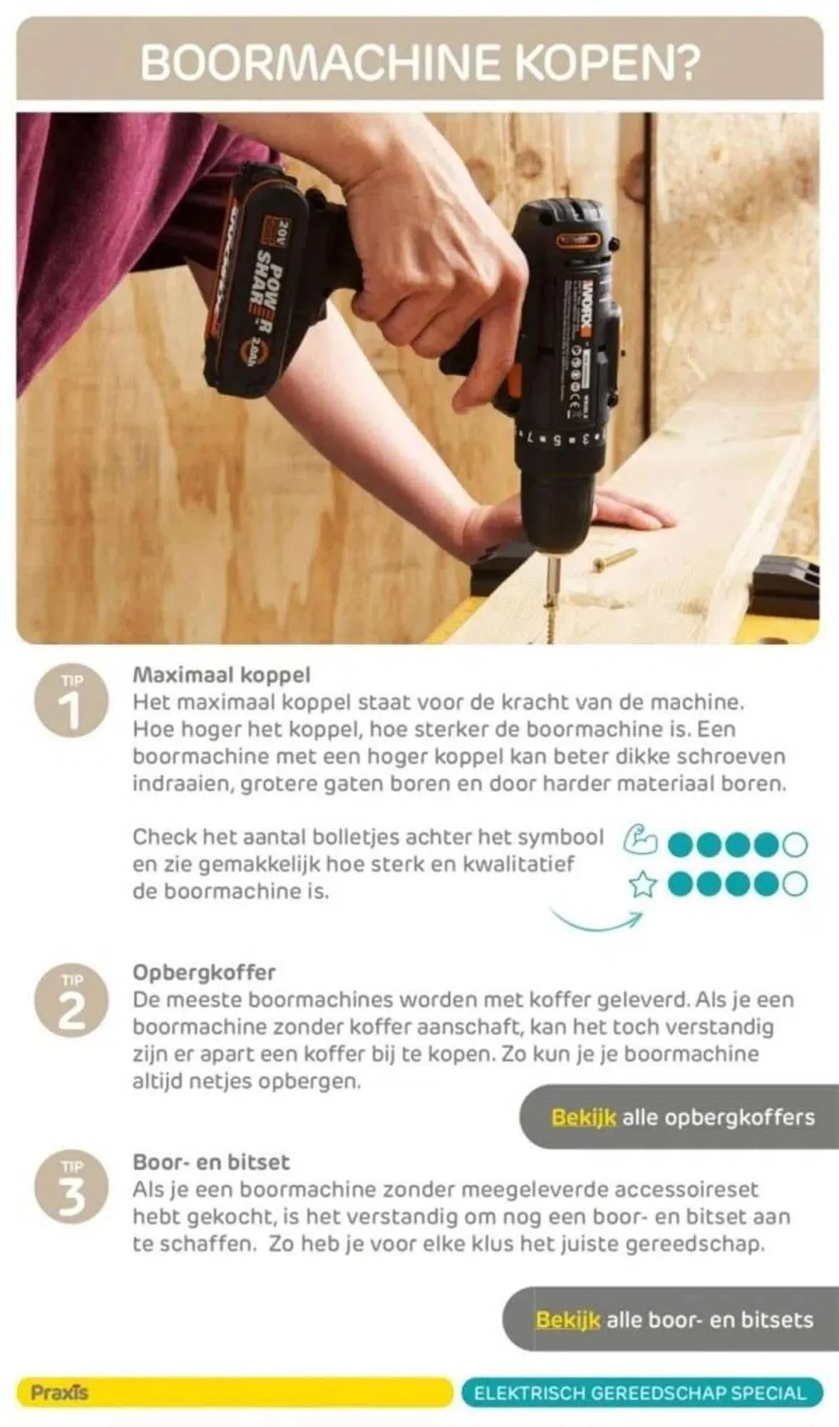 Praxis folder - Elektrisch Gereedschap van 16 november tot 31 juli 2023 - Folder pagina 5