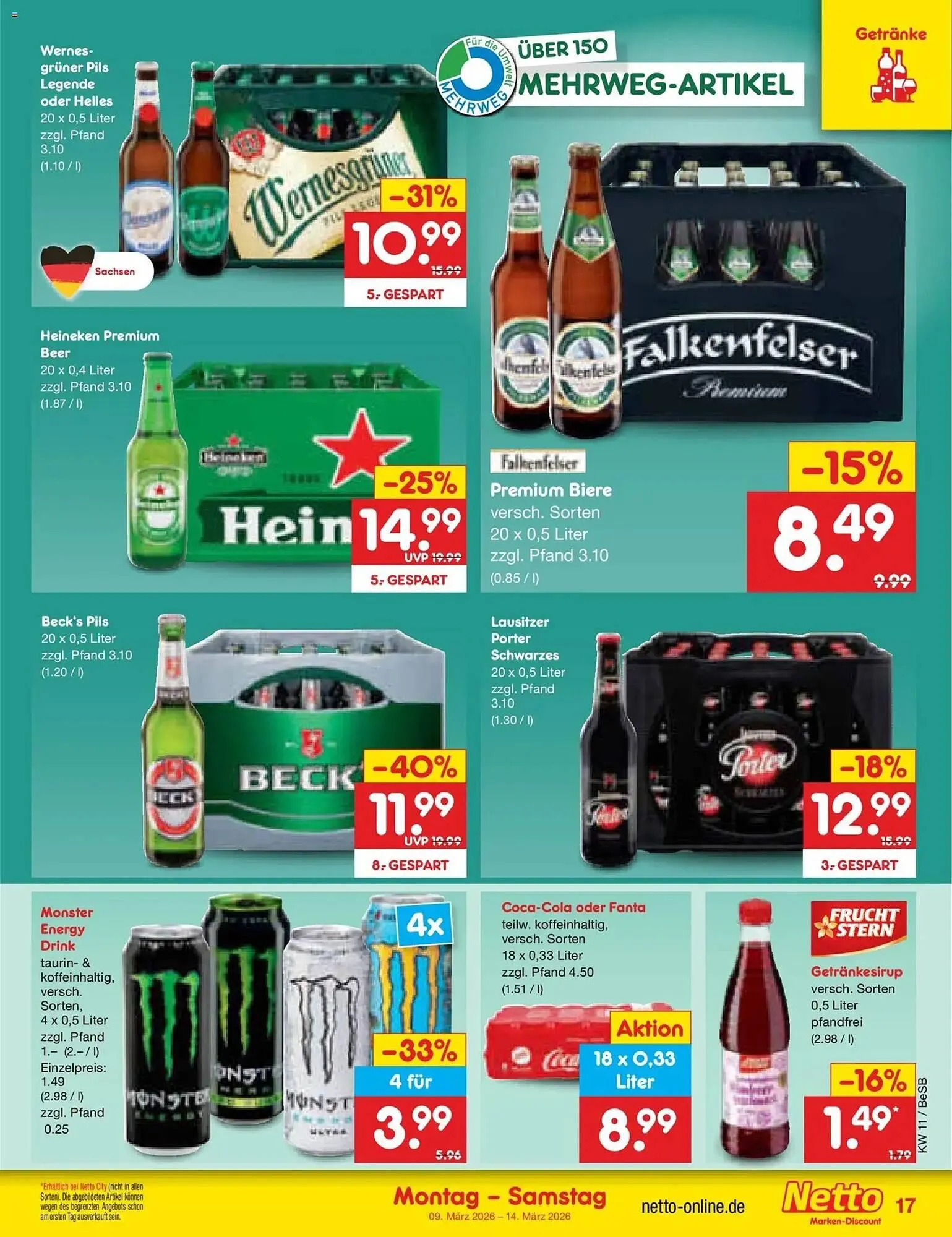 Netto Marken-Discount DE folder van 9 maart tot 14 maart 2026 - Folder pagina 21