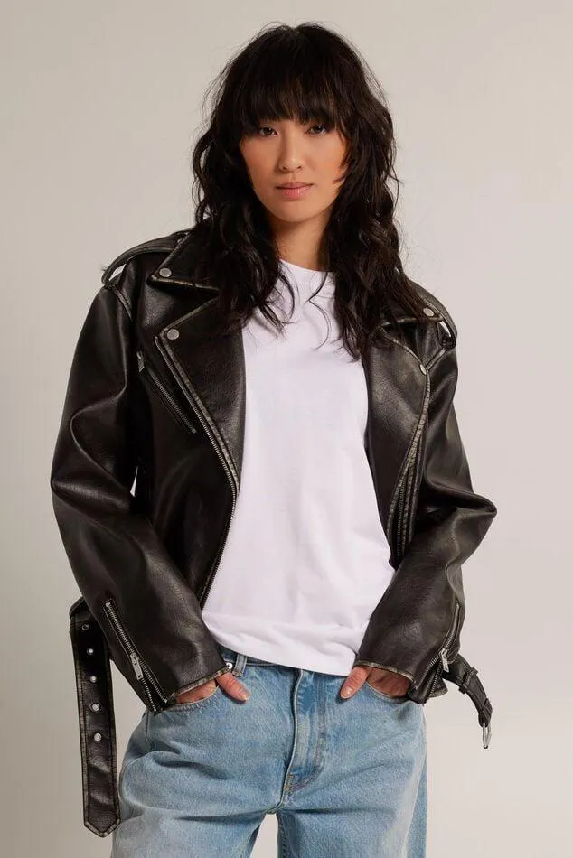 Vintage look bikerjack
