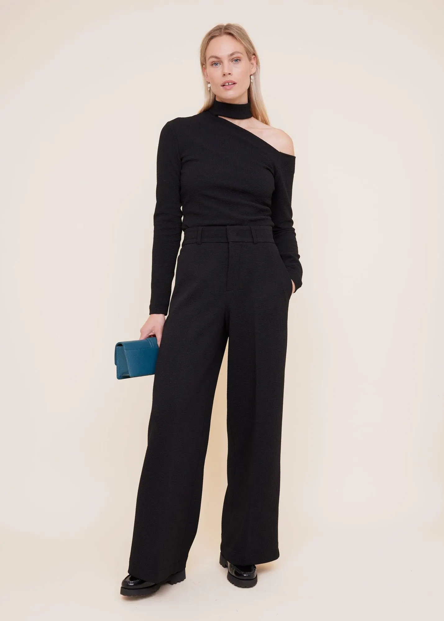 Top met subtiele glitter