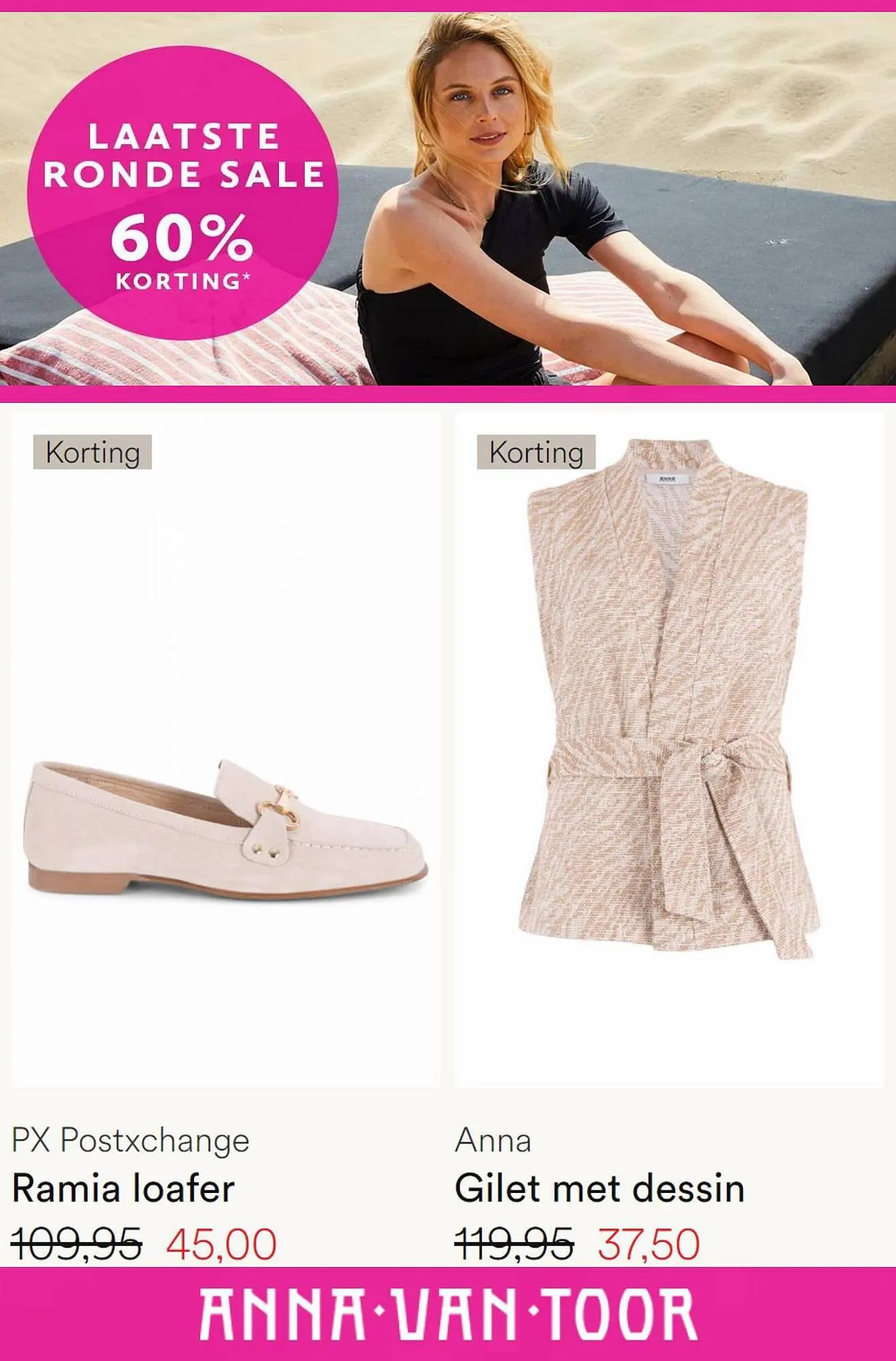 Anna van Toor folder van 22 augustus tot 30 augustus 2023 - Folder pagina 2