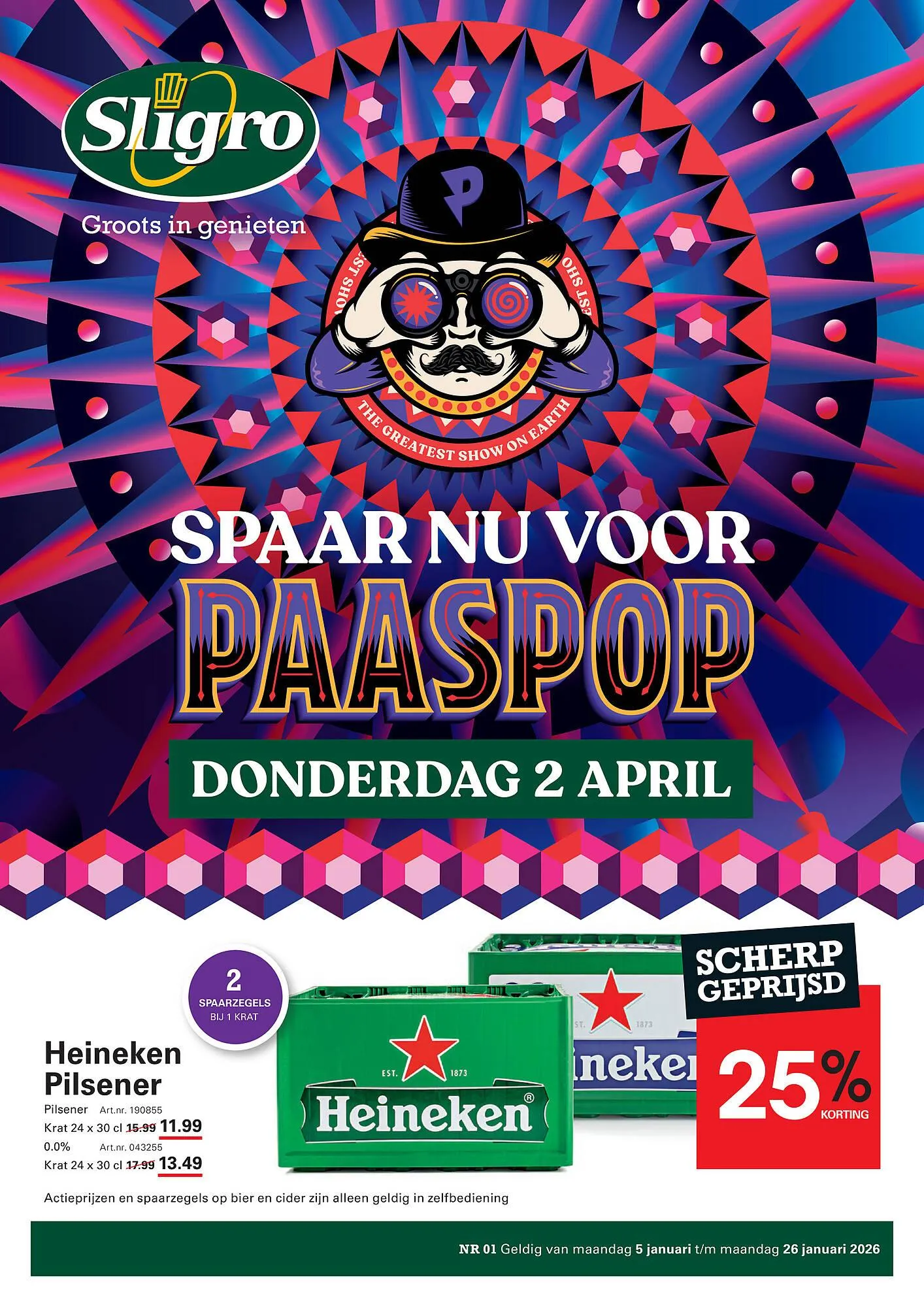 Sligro folder van 5 januari tot 26 januari 2026 - Folder pagina 1