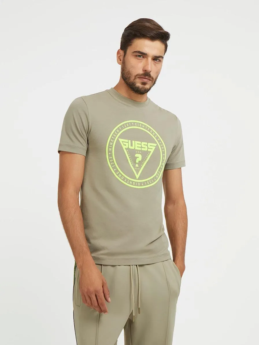 T-shirt met logoprint op de voorkant