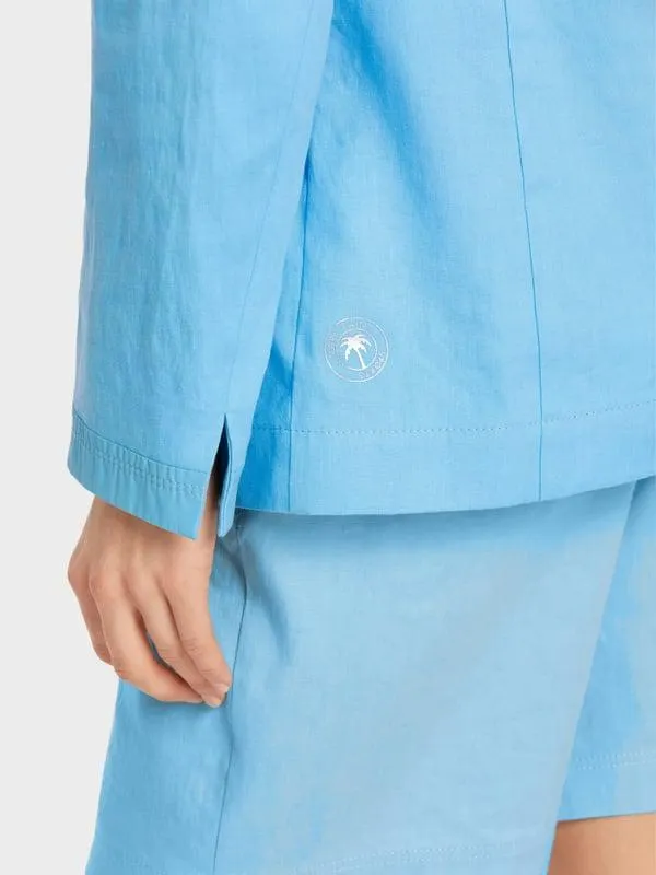 Blazer in gekreukelde look