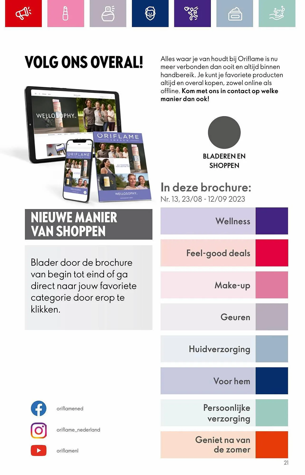 Oriflame folder van 22 augustus tot 12 september 2023 - Folder pagina 21